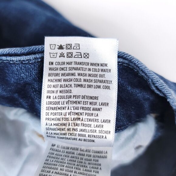 American Eagle Shorts Womens 4 Denim Curvy Next Level Stretch High Rise Shortie - Picture 8 of 9